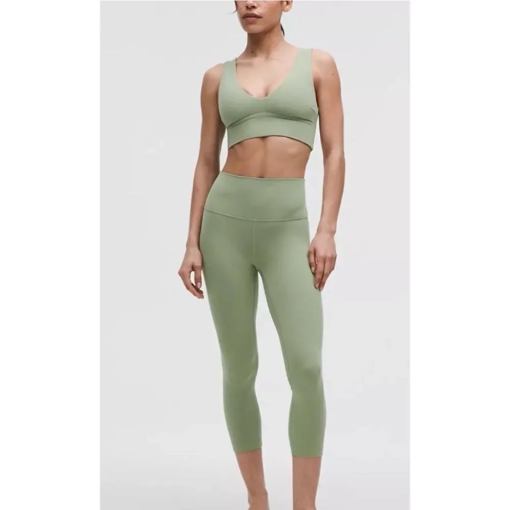 lululemon Align™ High-Rise Crop 23" in Desert Green Size 4